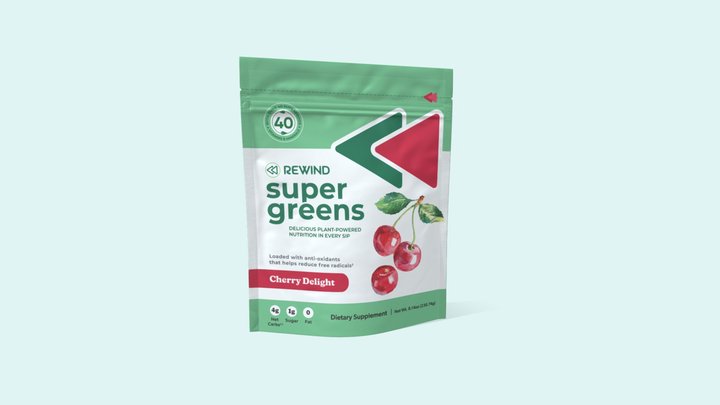Rewind Delicious Super Greens Powder 3D Model