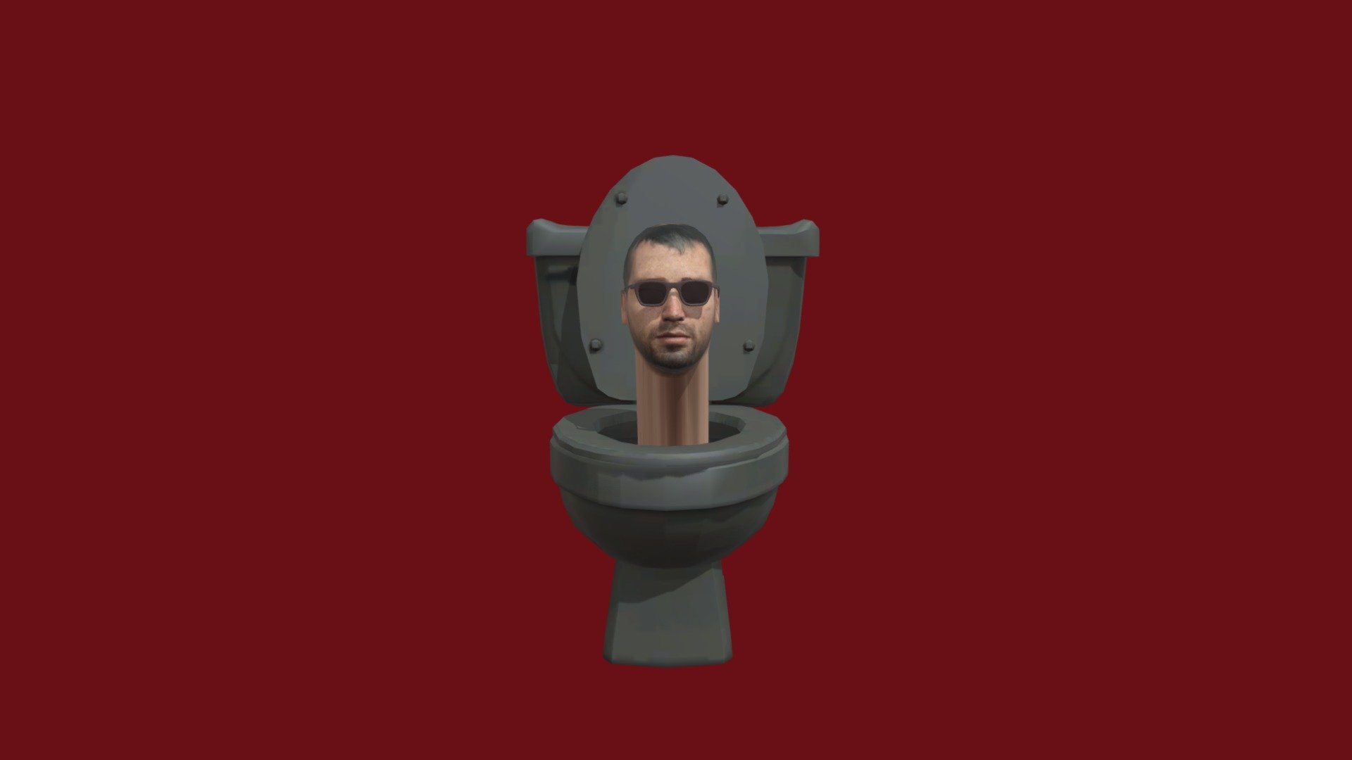 Sunglasses Toilet Download Free 3D model by Oliverdude42069