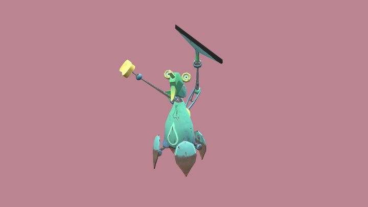 DAE Robuddy - Window Washing Robot "Sally" 3D Model