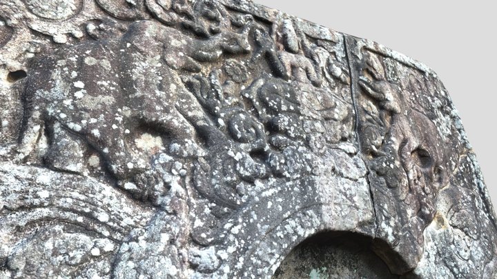 Stone Bas Relief, Sri Dalada Maligawa 3D Model