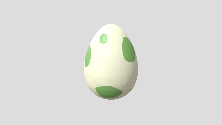 3D Pokemon Egg 3D Model