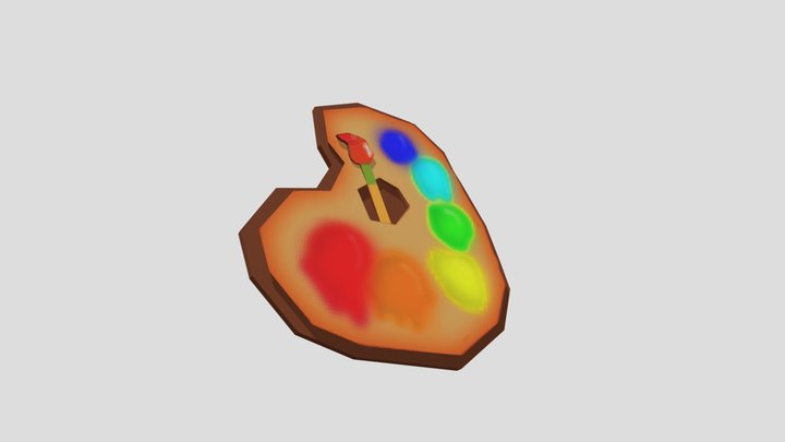 FINGER PALETTE 3D Model
