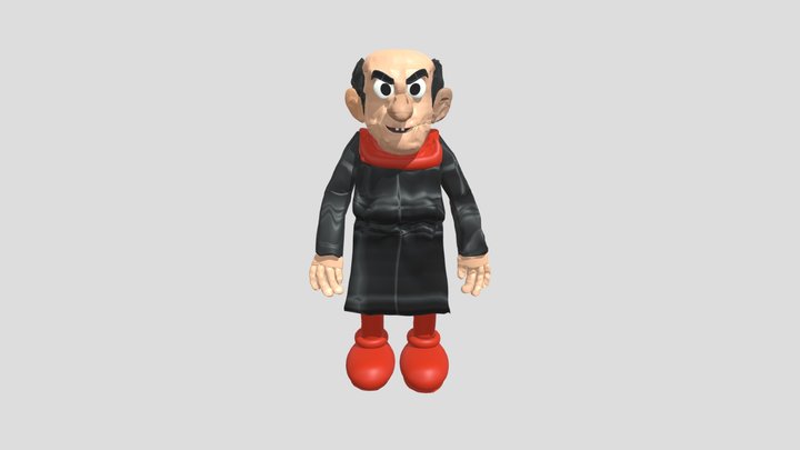 Gargamel 3D Model - The Smurfs Villain 3D Model