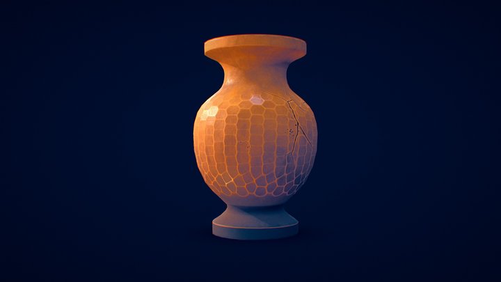 Stylized Vase 3 3D Model