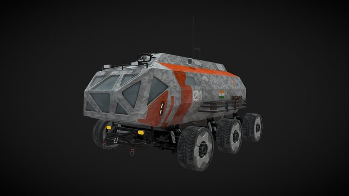ISRO Rover 3D Model