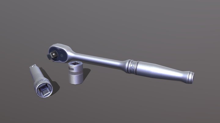 Ratchet Wrench Free 3D Model 3D Model