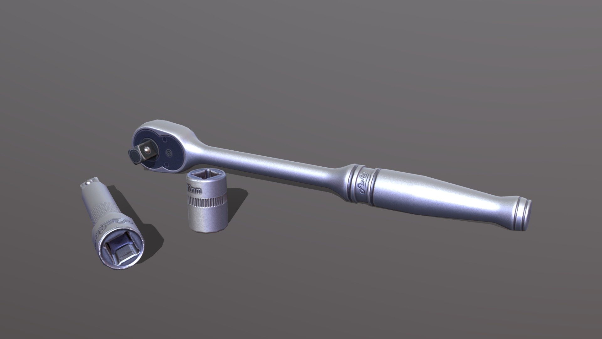 Ratchet Wrench Free 3D Model Download Free 3D model by anxietybot