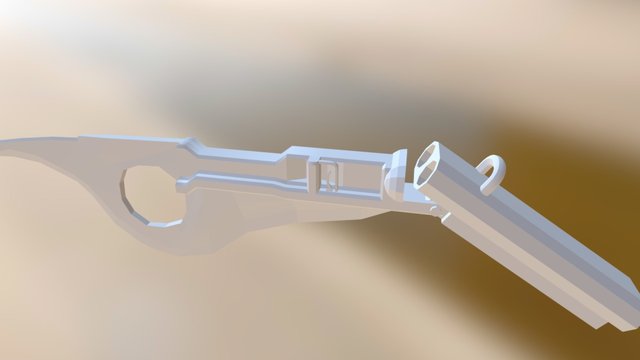 Bladed Shotgun concept/block 3D Model