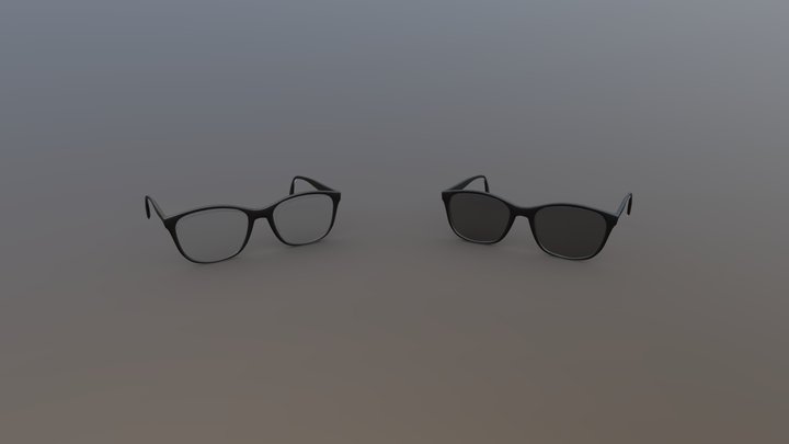 Glasses & Sun Glasses (Free) 3D Model