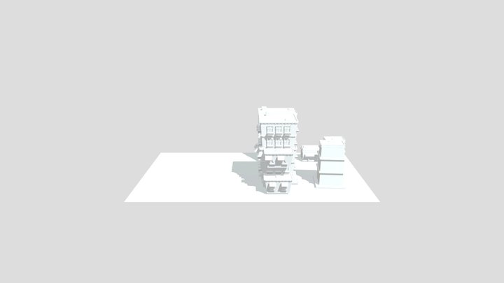 food Building 3D Model