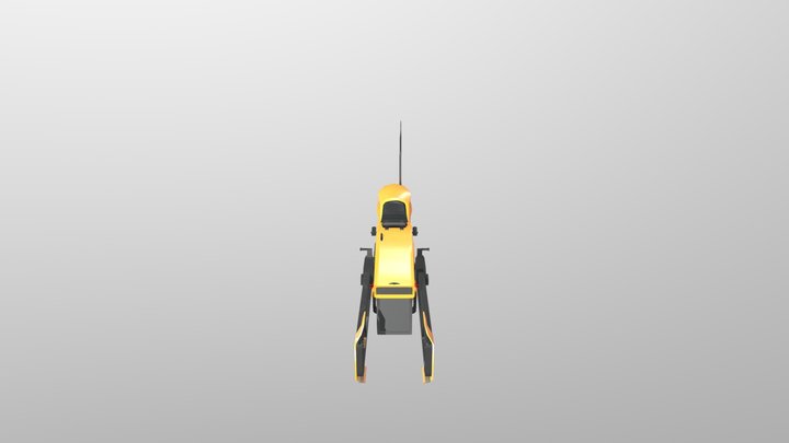 AIR HOVER BIKE 3D Model