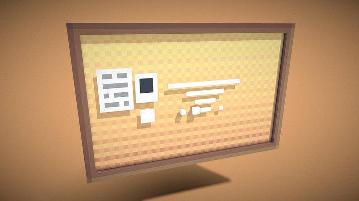 Minecraft detective board – Modello 3D gratuito STL