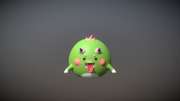 Cute Alien 3D Model