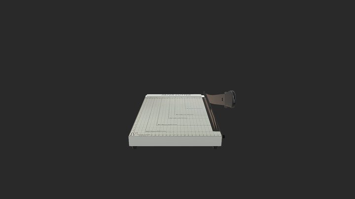 Paper Cutter 3D Model
