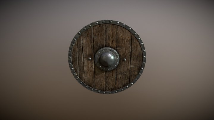 Fantasy Buckler 3D Model