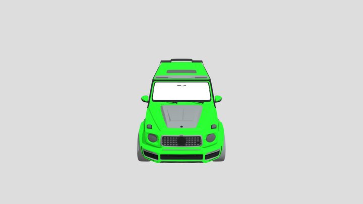 Mercedes G-Class (green) 3D Model