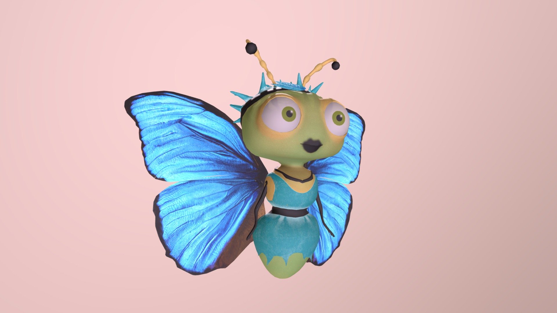 Estela the Butterbie - 3D model by Shawhir [22a1060] - Sketchfab