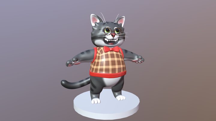 Prof Meow 3D Model