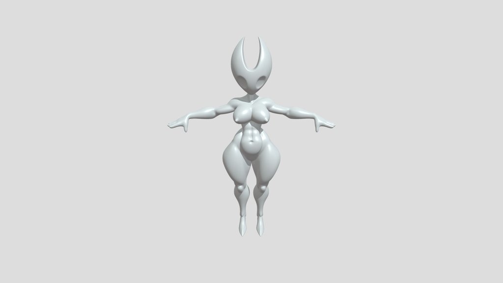 Humanoid Hollow Knight character