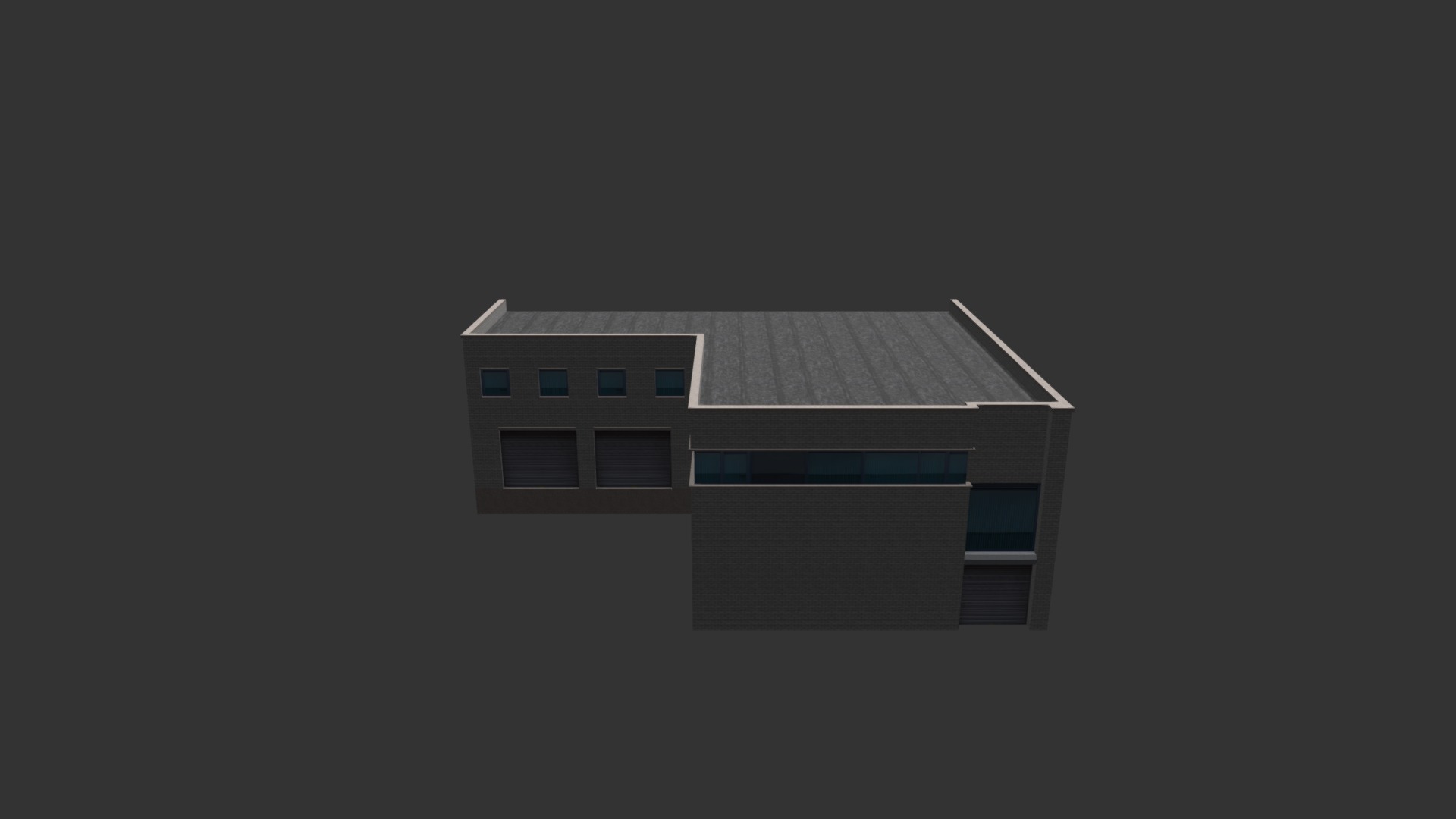 3D model Factory Building 16 - This is a 3D model of the Factory Building 16. The 3D model is about engineering drawing.