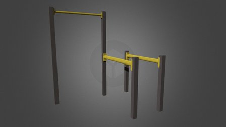PRO ECONO: Drążek + poręcze 3D Model