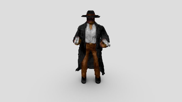 Caleb from Blood 3D Model