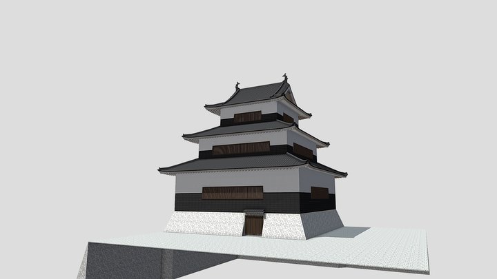Tottori_Castle 3D Model