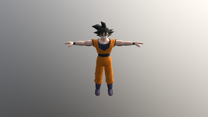 Goku 3D Model