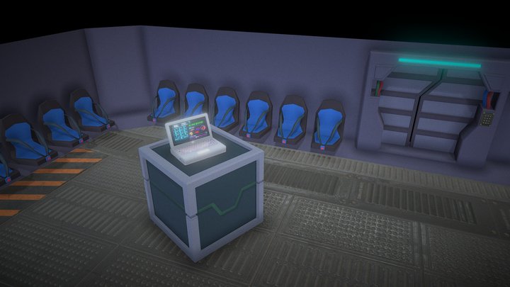 Among us - Lobby 3D 3D Model