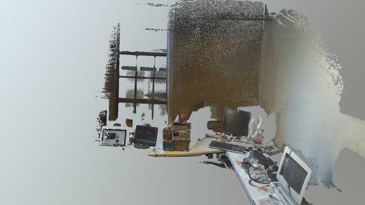 Partial Desk Scan 3D Model