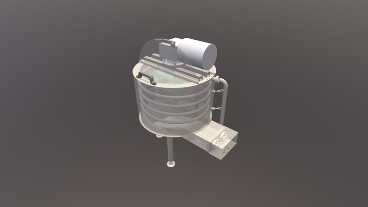 БМО-100-З Емкость технологическая 3D Model