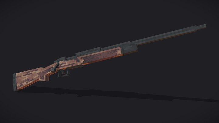 Remington M700 3D Model