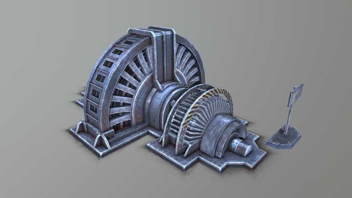 Dungeon Plant. Generator 3D Model