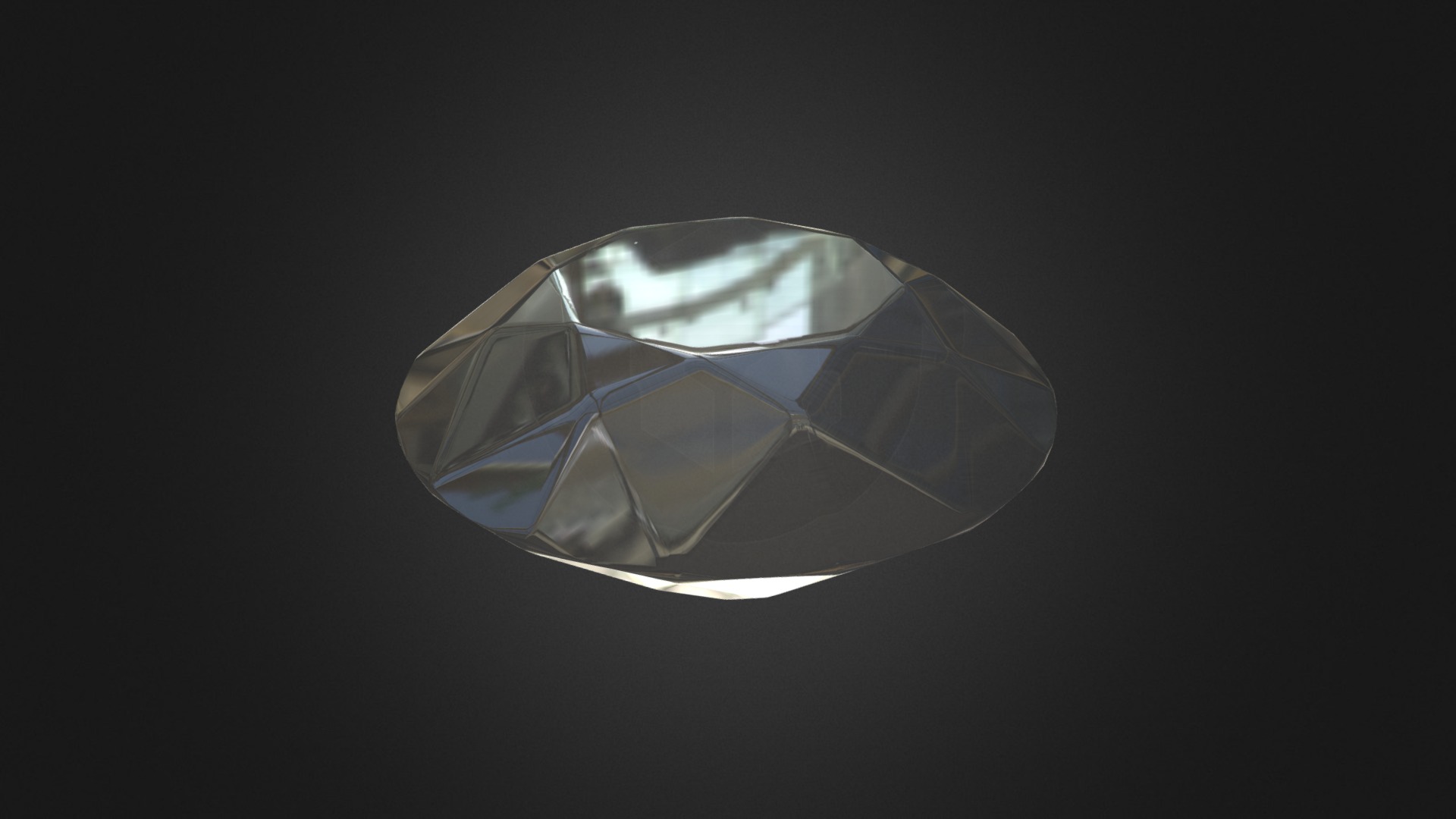 3D model Stylized diamond - This is a 3D model of the Stylized diamond. The 3D model is about a blue and white car.