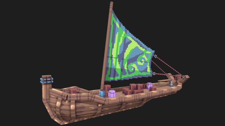Sailing Ship 3D Model