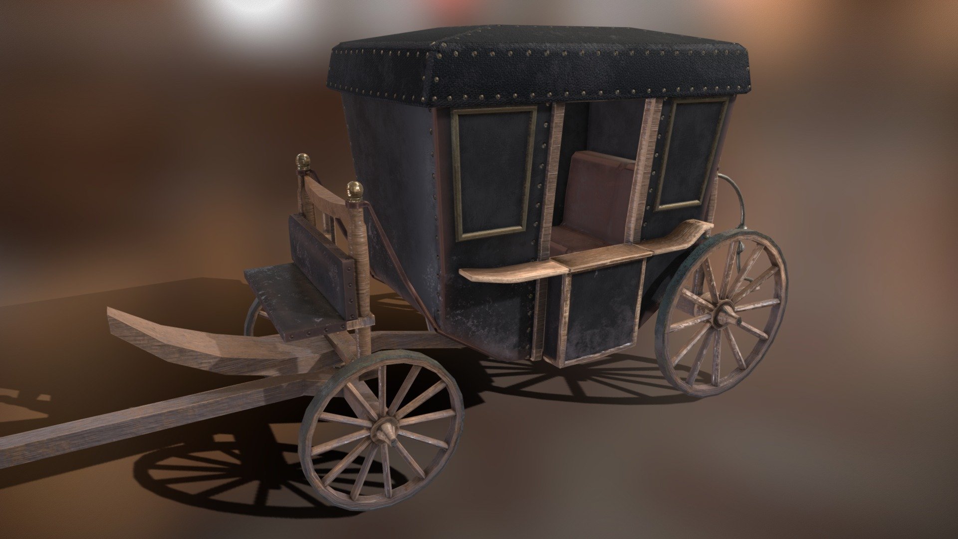 Gesloten koets - 17de eeuw - 3D model by visualdimension [22a5f7e ...