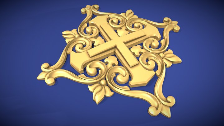 Wood carving, a model for CNC 3D Model