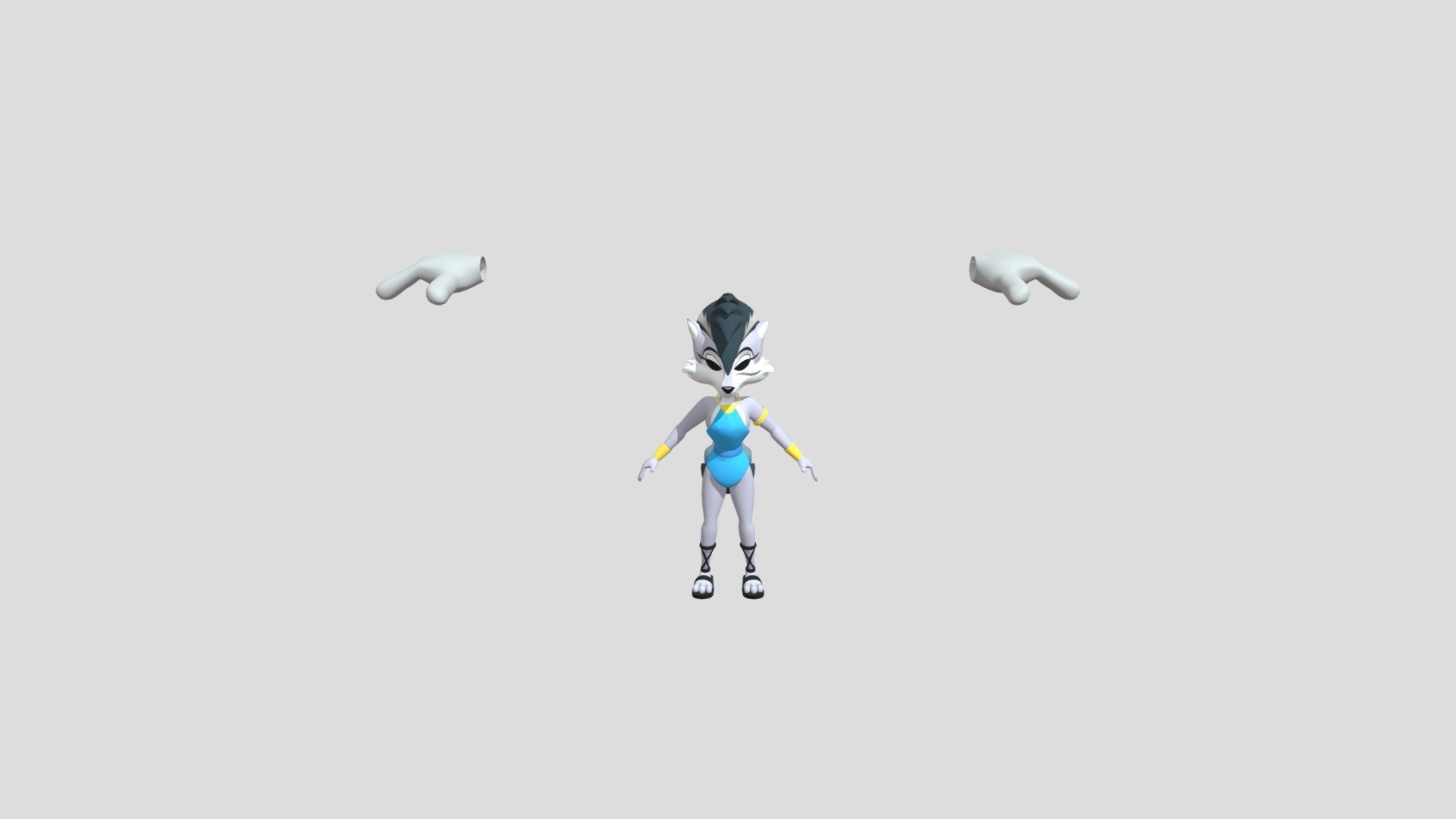 Sat AM Lupe The Wolf V2 (only vore) - Download Free 3D model by bread ...