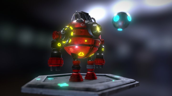 BOT Z16 Animation By Oscar Creativo. – Gratis 3D-model STL