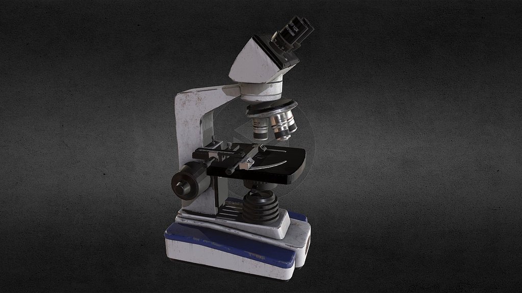 Microscope Game Model 3D model by hughjaz3d [22a6de9] Sketchfab