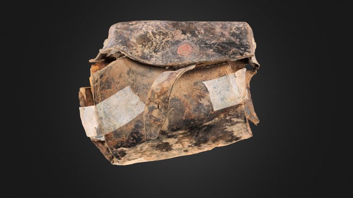 Cartutxera amb munició, Lemoa (1936-1939). 3D Model