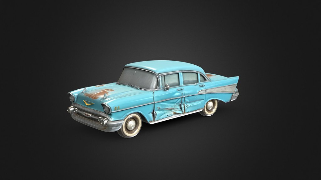 Auto PBR | Hunyuan Old Blue Car