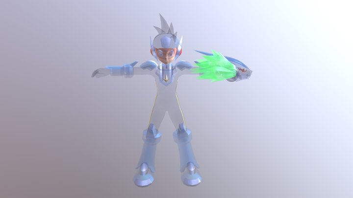 Hoshikawa Subaru (Ryuusei no Rockman) 3D Model