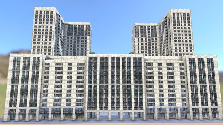 Apartments Overview 3D Model