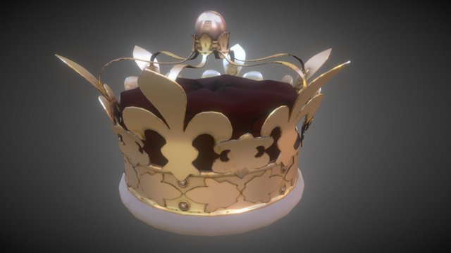 A regal crown 3D Model