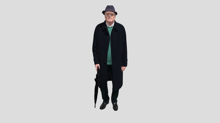 Rainy Day Gentleman – Modello 3D gratuito STL