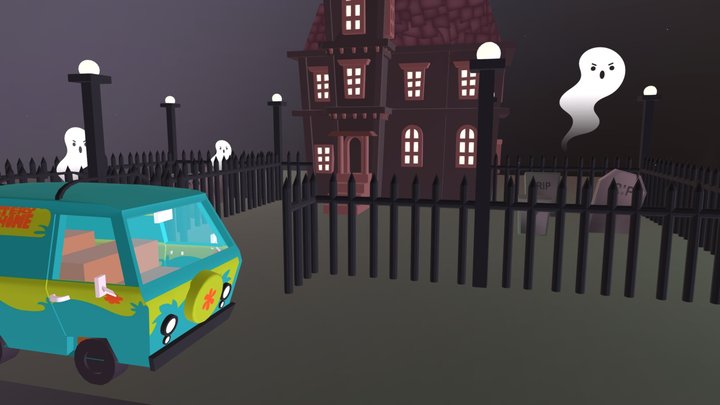 Haunted Mansion UPDATED 3D Model