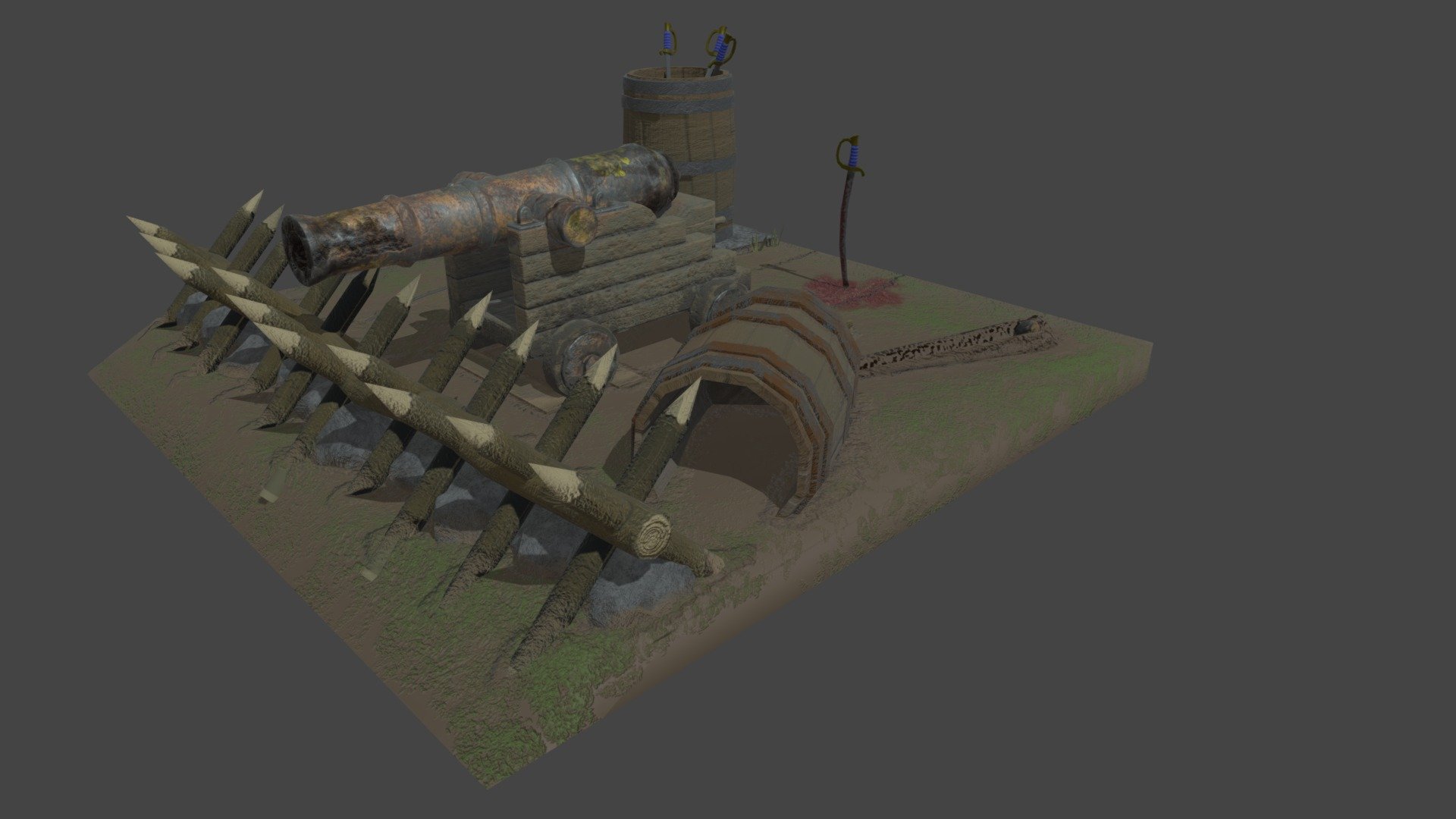 Little Jordan, Cannon Scene