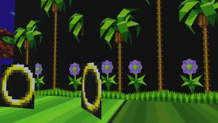Green Hill Zone Act 31 (Backrooms Custom Level) 3D Model