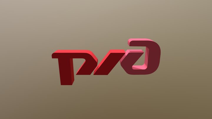 PID, Emblem RZD 3D Model